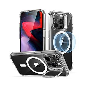 ESR iPhone 15 Pro（6.1インチ）スタンド付ハイブリッドケース ESR Clear ...