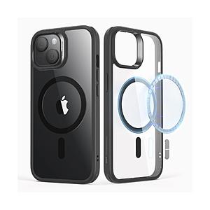 ESR iPhone 15（6.1インチ）ハイブリッドケース ESR Clear Black Cla...