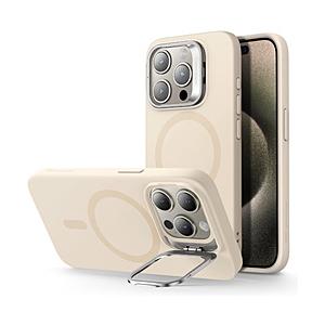 ESR iPhone 15 Pro（6.1インチ）スタンド付きシリコンケース ESR Light T...