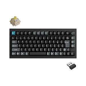 キークロン キーボード Q1 Ultra 8K 日本語かななし(バナナ軸) ブラック Q1U-M4V...