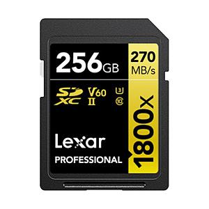 LEXAR SDXCカード Professional 1800x  LSD1800256G-BNNNJ