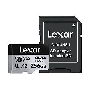 LEXAR Lexar microSDXCカード 256GB Professional SILVER...