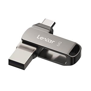 LEXAR USBメモリ JumpDrive D400(Mac/Windows) シルバー LJDD...