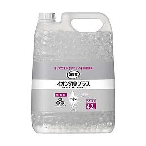 エステー 消臭力クリアビーズ イオン消臭プラス 置き型 無香料 つめかえ 4.2kg [部屋用 トイレ用 玄関 リビング キッチン たばこ 消臭剤] [振込不可]｜ソフマップ Yahoo!店