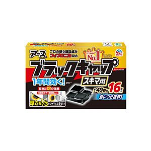 【在庫限り】 アース製薬 ブラックキャップ スキマ用 16個入〔ゴキブリ対策〕 [振込不可]