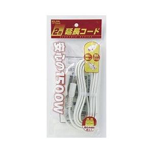 ELPA EDLP延長コード LPE-102N (W) ホワイト