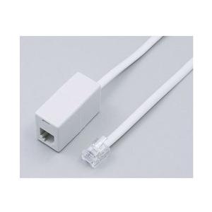 ELPA 6極4芯・2芯兼用延長用モジュラーケーブル （10m） TEW-E100