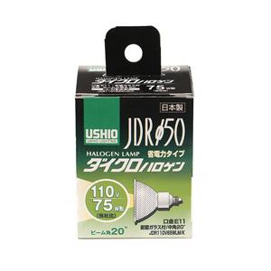 ウシオライティング JDR110V65WLM/K　ハロゲンランプ ダイクロハロゲンJDR（110V/...