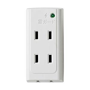 ELPA 耐雷サージ フロントタップ（3個口）　A-350SB-W