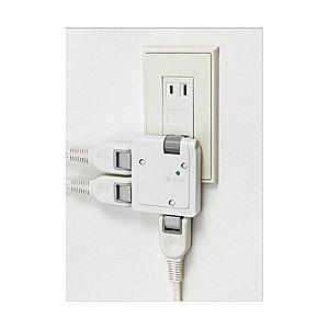 ELPA 耐雷サージ サイドコーナータップ（3個口）　A-361SB-W