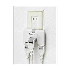 ELPA 耐雷サージ スイングタップ（3個口）　A-362SB-W