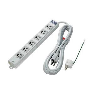 ELPA OAT-JP63SH　　事務所向けタップ（6個口/3m/耐雷サージ機能付）