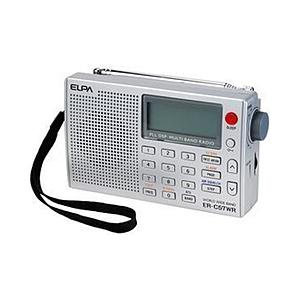 ELPA 【ワイドFM対応】MW/FMステレオ/SW(短波)/LW(長波)/AIR(エアバンド）ポー...