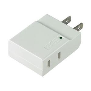 ELPA コンパクトタップ耐雷2個口   A-CT002SB(W) ［直挿し /2個口 /スイッチ無...