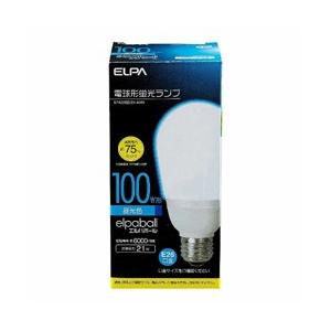 ELPA 電球形蛍光灯 A形 100W形EFA25ED/21-A101