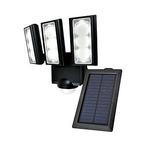 ELPA 屋外用LEDセンサーライト ソーラー式 3灯 SL-313SL [白色 /ソーラー式]