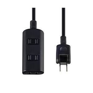 ELPA 扉付タップラン3個口2m   WBT-N3020B(BK) ［2.0m /3個口 /スイッ...