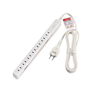 ELPA タイライ7P2Mスリム回転タップ WBS-SL702SB(W)