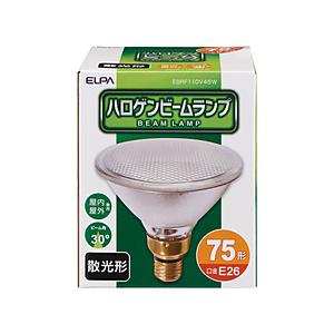 ELPA ハロゲンビームランプ散光４５Ｗ  ＥＢＲＦ１１０Ｖ４５Ｗ EBRF110V45W