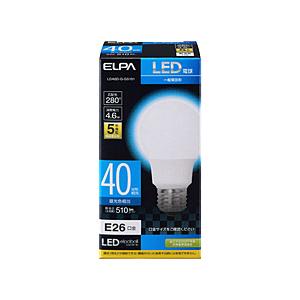 ELPA ＬＥＤ電球 A形タイプ 40W相当 LDA5D-G-G5101 ［E26 /一般電球形 /...