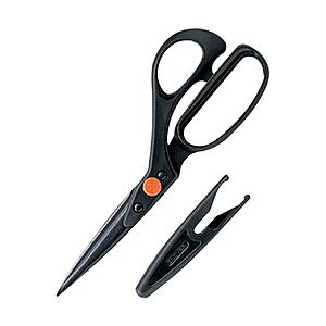 クロバー 布切はさみ 携帯型 21cm 36-192 ブラック