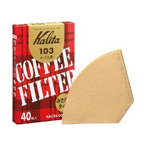 カリタ みさらしタイプ103濾紙 40枚入　ブラン（みさらしタイプ）