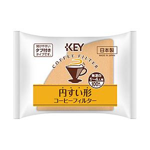 キーコーヒー 円すい形 コーヒーフィルター 1〜4人用