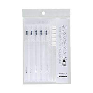 呉竹 からっぽペンほそ芯５本セット   ECF160-451