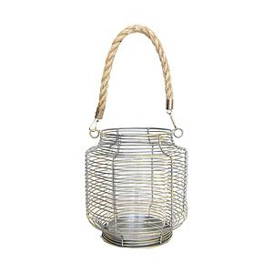 カメヤマ SJ802-00-00 シルバーワイヤーランタン