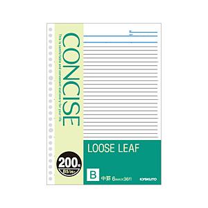 キョクトウアソシエイツ コンサイスルーズリーフ200マイ   LLC20B