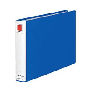 コクヨ チューブファイル エコ A4横 300枚収容 2穴 フ-E635B  青