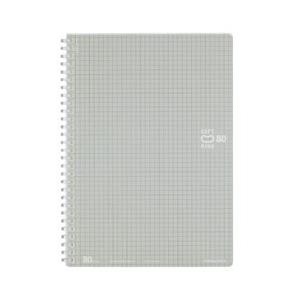 コクヨ [ノート] ソフトリングノート (B5・方眼罫・80枚)スSV308S5C 銀