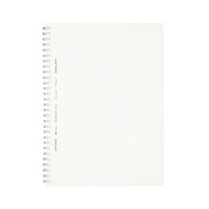 コクヨ ［ノート］ソフトリングノート クリアテイスト ((B5・B罫・80枚)スSV508BT 透明