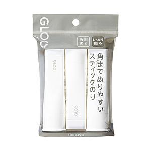 コクヨ スティックのり GLOO しっかり貼る M 吊り下げパック 3個 タ-G302-3P グルー
