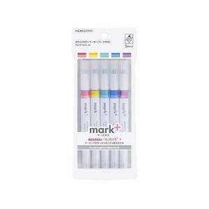 コクヨ 2ウェイ 蛍光マーカー 5本セット マークタス  PM-MT200-5S