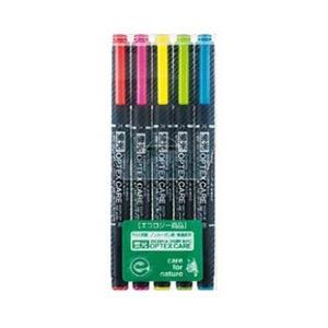 ゼブラ [蛍光ペン] 蛍光オプテックス ケア 5色シース WKCR1-5C