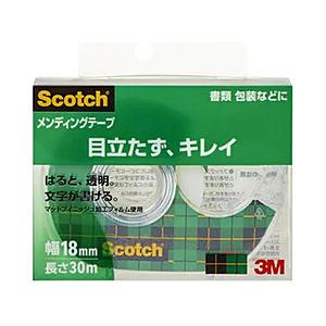 3Mジャパン 3M　メンディングテープディスペンサー付　18mmX30m　巻芯径25mm 810-1...