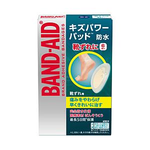 ジョンソン＆ジョンソン バンドエイド キズパワーパッド 靴ずれ用 6枚入〔ばんそうこう〕