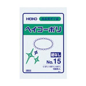 シモジマ ＨＥＩＫＯ　ポリ規格袋　ヘイコーポリ　０３　Ｎｏ．１５　紐なし 006611501