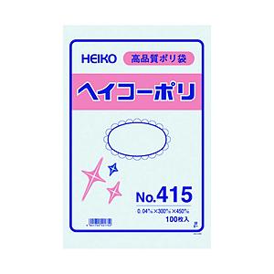 シモジマ ＨＥＩＫＯ　ポリ規格袋　ヘイコーポリ　Ｎｏ．４１５　紐なし   006618500