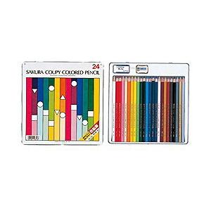 サクラクレパス [色鉛筆] クーピー色鉛筆24色(スタンダード) PFY24