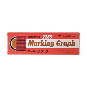 トンボ鉛筆 マーキンググラフ 1ダース(12本)  あか 2285-25