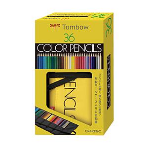 トンボ鉛筆 ロールケース入色鉛筆 NQ 36色セット   CR-NQ36C