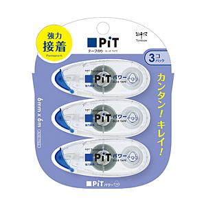 トンボ鉛筆 テープのりピットパワーエッグ3Pパック HPA-313   HPA-313