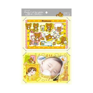 Nakabayashi リラックマ フォトカットテンプレート付シールセット（リラックマ）アSFCS2...
