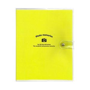 Nakabayashi カバーポケットアルバムKG判40枚（イエローグリーン）アカPVKG4011
