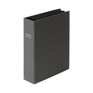Nakabayashi 折りたたみアルバム 布表紙160枚収納（グレー）ア-TPL-161-N [振...