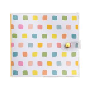 Nakabayashi カバーポケットアルバム ましかくサイズ(127×127mm)1段20枚収納（...