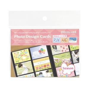 Nakabayashi DECOLURE フォトデザインカード シーズン24枚入り PTCL-08 ...