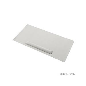 Nakabayashi MUP-937GY デスクマット [800ｘ400ｘ1mm＋400ｘ55ｘ1...